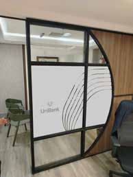 Vinilo decorativo en oficina